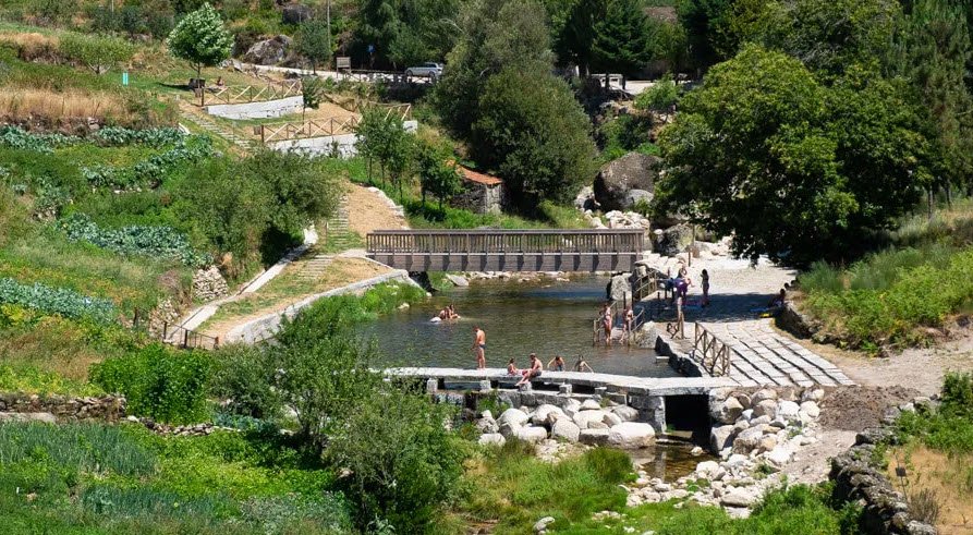 Praia Fluvial De Vila Do Carvalho, Portugal